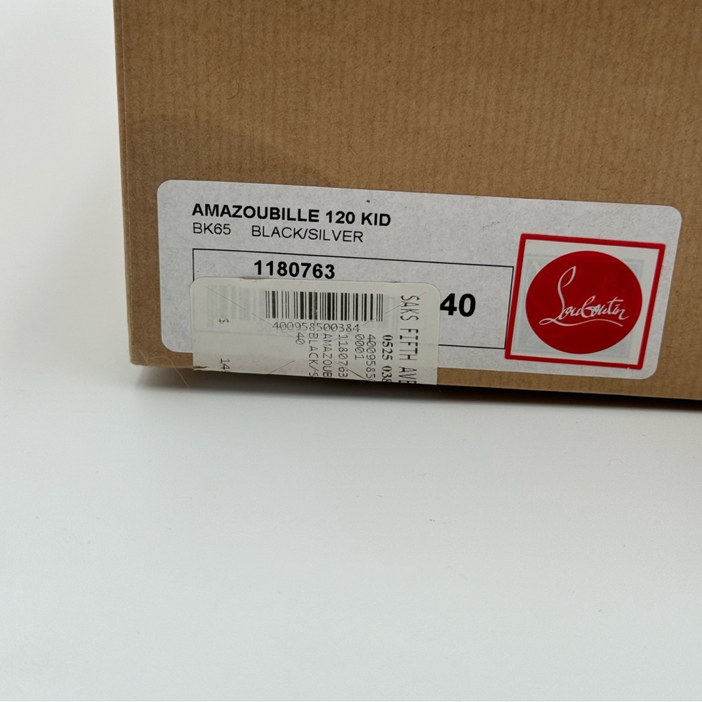 (SOLD) Christian Louboutin Amazoubille 120mm Heels (1180764) Size 39 (NEW) - Picture 4 of 17